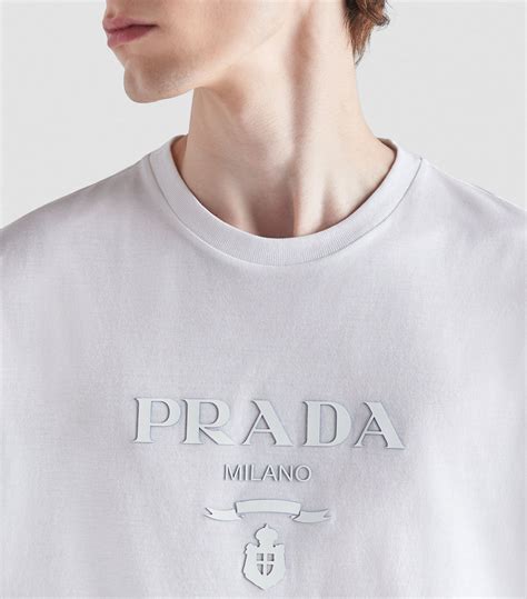 prada tishirt|Prada t shirt men's sale.